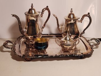 Oneida Silver Plated Tea And Coffee Set