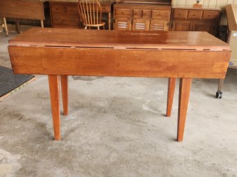 Hardwood Drop Leaf Harvest Table