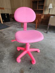 Pink Swivel Office Chair