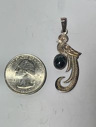 Sterling Silver Guatamalan Quetzel Bird Pendant