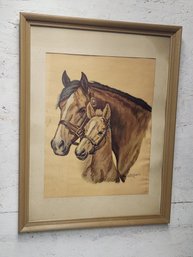 Vintage Horse Print