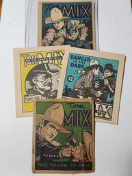 Four 1930's Tom Mix Pamplets By National Chronicle Company