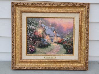 Limited Edition Thomas Kincade Lithograph Addition Number I  1999