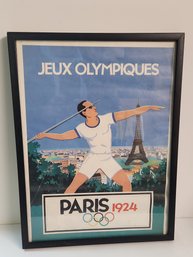 Decorative French Olympics Poster