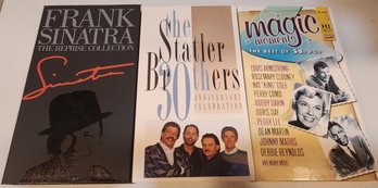 Three Boxed C D Sets Including Frank Sinatra