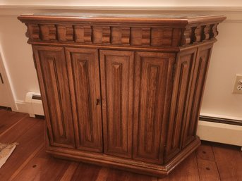 Walnut Foyer Cabinet With Slate Top