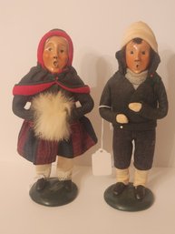 Pair Of Byers Choice Carler Dolls