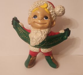 Vintage Ceramic Christmas Statue