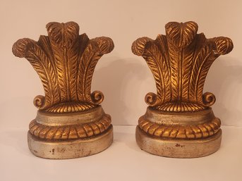 Thanhardt And Bangor Corp. Bookends(1 With Repair)