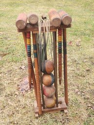 Wooden Croquet Set