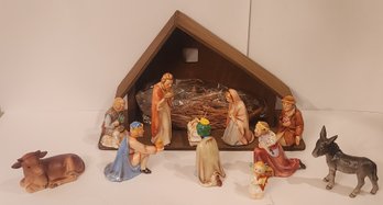 11 Piece Goebel Nativity Set