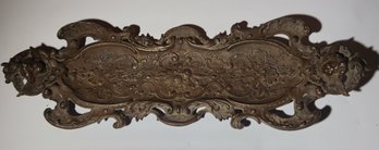 Ornated Victorian Cast Iron Pen Tray