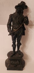 21' Victorian White Metal Staue Of Don Jaun