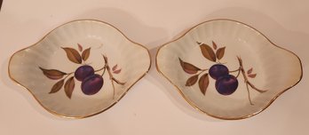 Two Royal Worchester Evesham Baking Dishes