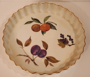 Royal  Worcester Evesham Quiche Dish