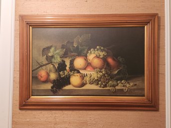 Large Feamed Still Life Print