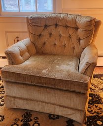 Tufted Upholstered Arm Chair