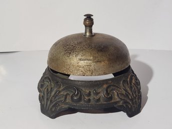 Fancy Antique Cast Iron Based Counter Serive Bell