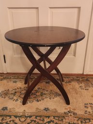 Circular Pine Folding Table