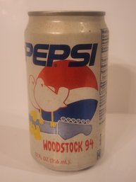 Unopened 1994 Woodstock Music Festival Pepsi Cola Can