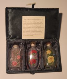 Thrre Encased Chinese Li Bien Snuff Bottles