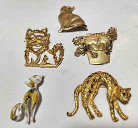 5 Cat Pins