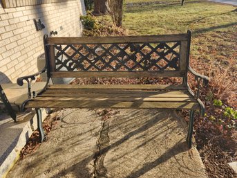 Cast Iron Bench