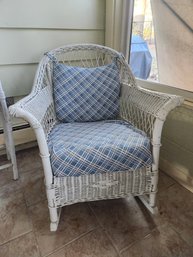 Antique Wicker Rocking Chair