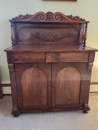 Empire Sideboard With Ornately Carved Splash