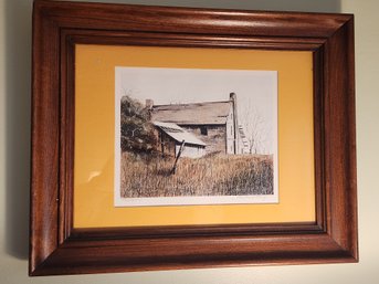 Signed Richard Burger Print 'Michigan'