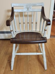 Ethan Allen Cherry Liberty Tree Arm Chair