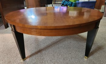 40' Ethan Allen Round Cherry Cocktail Table