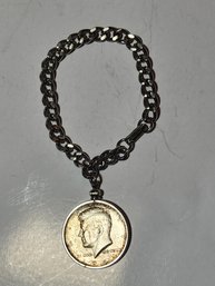 Braclet With Silver 1964 John F.Kennedy Half Dollar