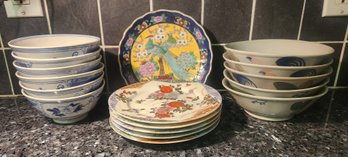 17 Piece Asian Porcelain Lot