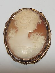 10 Karat Gold Cameo