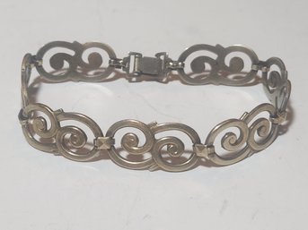 Symmetalic Sterling Silver And 14 Karat Gold Braclet