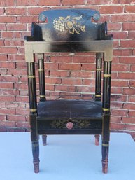 Stenciled Antique Pine Wash Stand