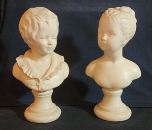 Pair Of Vintage Busts