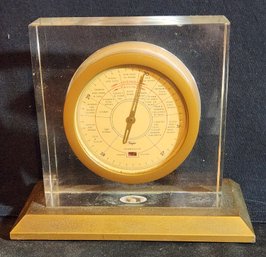 Taylor Lucite Encased Barometer