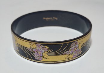 Micheala Frey Floral Decorated Austian Enamel Braclet