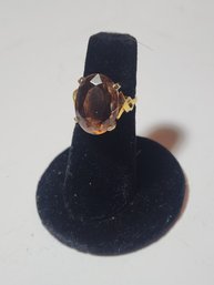 Sarah Covenrty Ring With Amber Stone