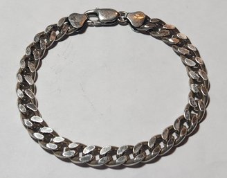 Heavy 8' Sterling Silver Braclet