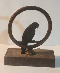 Bradley And Hubbard Cast Iron Parrot Door Stop