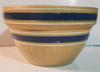 7' Banded Yelloware Mixing Bowl