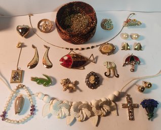 24 Piece Costume Jewelry Lot