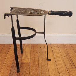 Brass And Iron Kettle Stand
