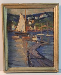 Beth Malcom Oil Painting On Board After Emile Grupee Dated 1933e