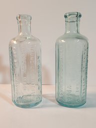 Two Atwood's Jaundice Bitters Bottles