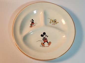 1920's Patriot China Walt Disney Juvinile Plate