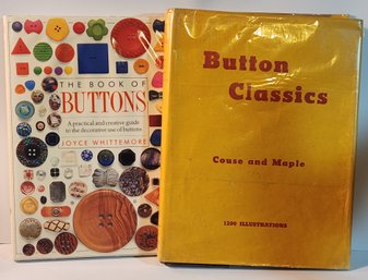 Two Antique Button Reference Books